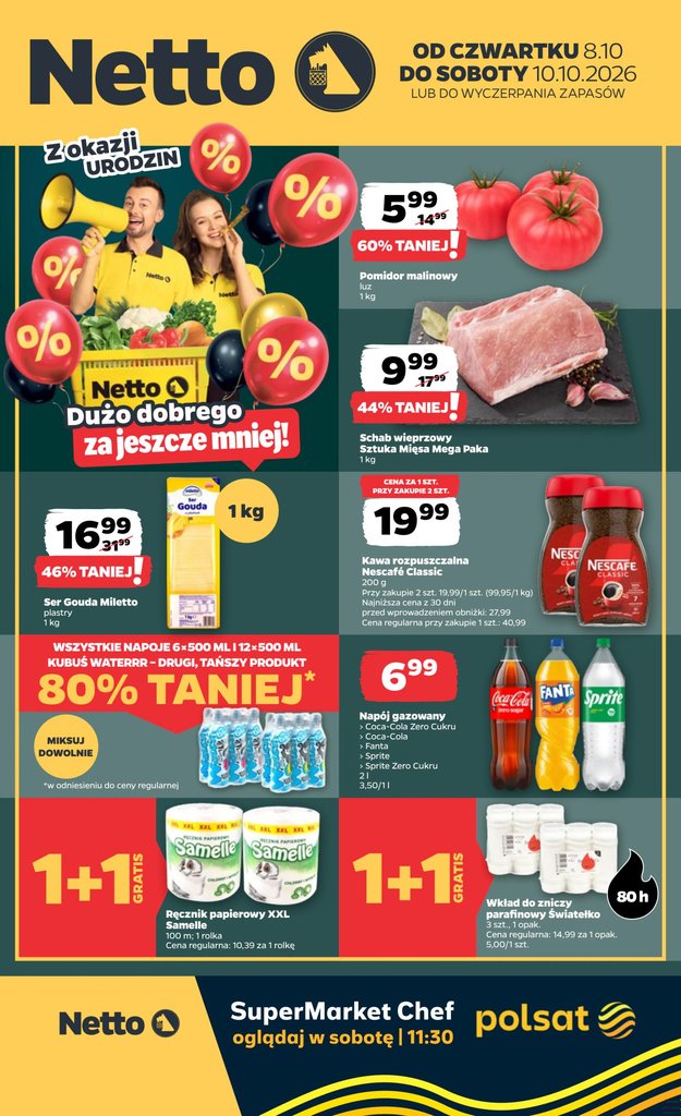 Netto gazetka promocyjna 08.10-10.10.2026 — strona 1 z 28