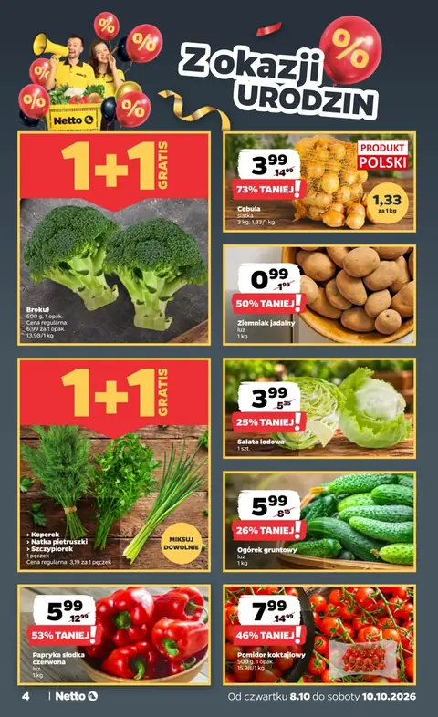 Netto gazetka promocyjna 08.10-10.10.2026 — strona 4 z 28