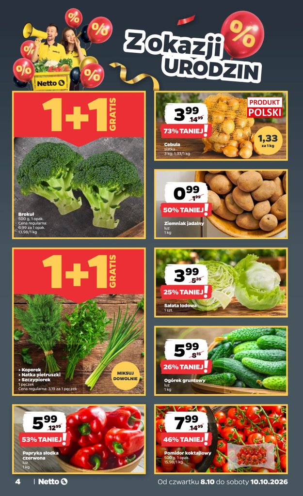 Netto gazetka promocyjna 08.10-10.10.2026 — strona 4 z 28