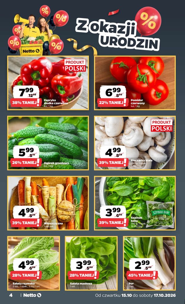Netto gazetka promocyjna 15.10-17.10.2026 — strona 4 z 30