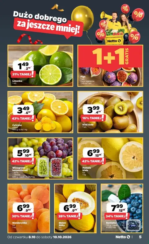 Netto gazetka promocyjna 08.10-10.10.2026 — strona 5 z 28