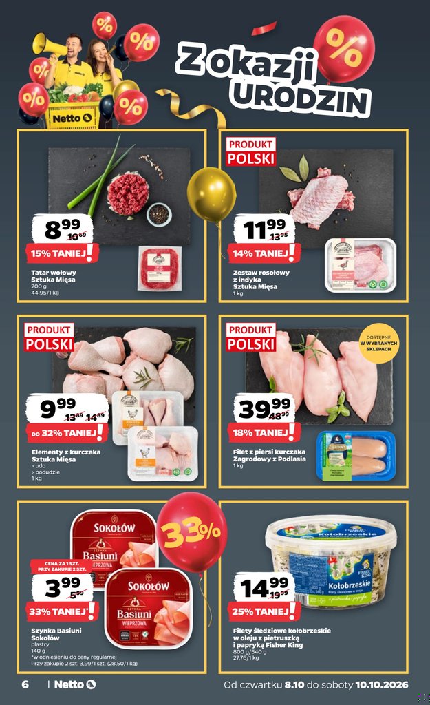 Netto gazetka promocyjna 08.10-10.10.2026 — strona 6 z 28