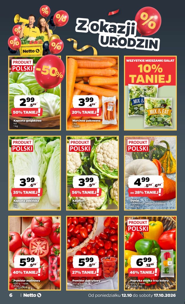 Netto gazetka promocyjna 12.10-17.10.2026 — strona 6 z 36