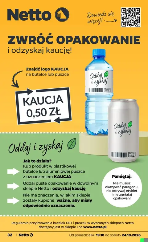 Netto gazetka promocyjna 19.10-24.10.2026 — strona 32 z 39