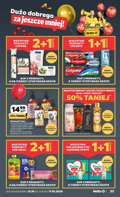 Netto gazetka promocyjna 12.10-17.10.2026 — strona 33 z 36