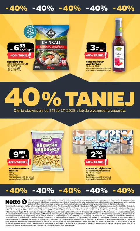 Netto gazetka promocyjna 02.11-07.11.2026 — strona 40