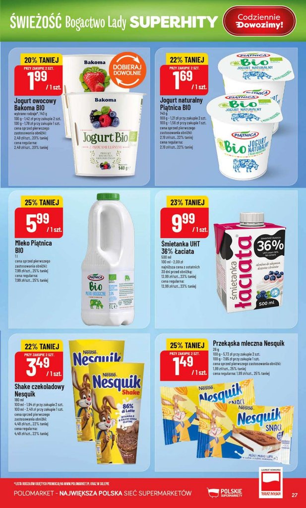 przekąska mleczna