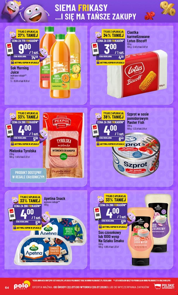 POLOmarket gazetka promocyjna 22.07-28.07.2026 — strona 64 z 70