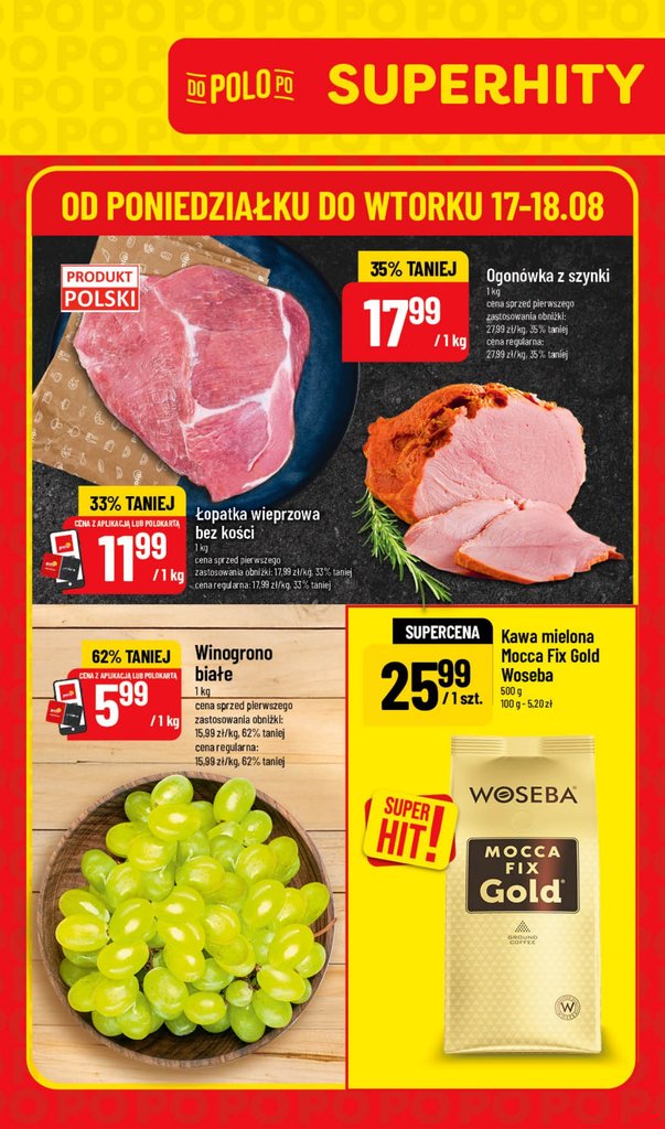 POLOmarket gazetka promocyjna 17.08-18.08.2026 — strona 1 z 6