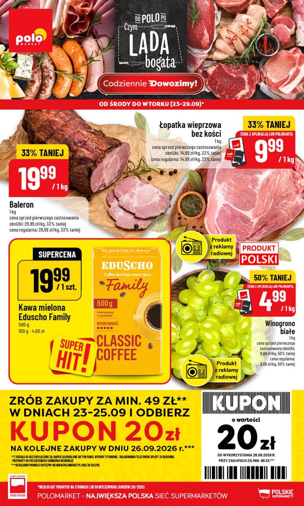 POLOmarket gazetka promocyjna 23.09-29.09.2026 — strona 1 z 76