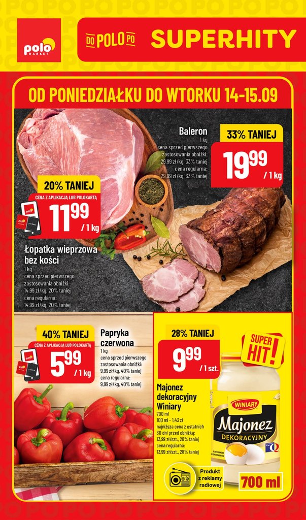 POLOmarket gazetka promocyjna 14.09-15.09.2026 — strona 1 z 6
