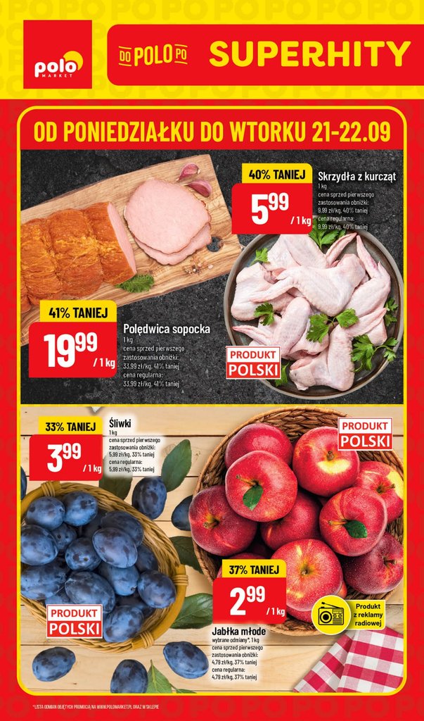 POLOmarket gazetka promocyjna 21.09-22.09.2026 — strona 1 z 6
