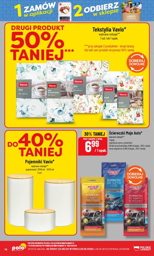 POLOmarket gazetka promocyjna 23.09-29.09.2026 — strona 74 z 76