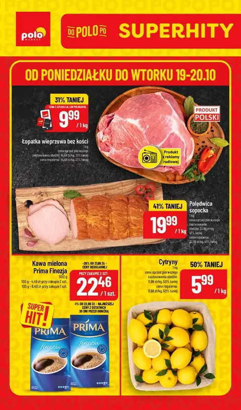 POLOmarket gazetka promocyjna 19.10-20.10.2026 — strona 1 z 6