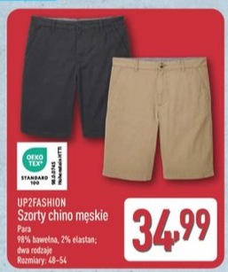 szorty chino męskie