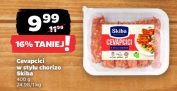 cevapcici w stylu chorizo