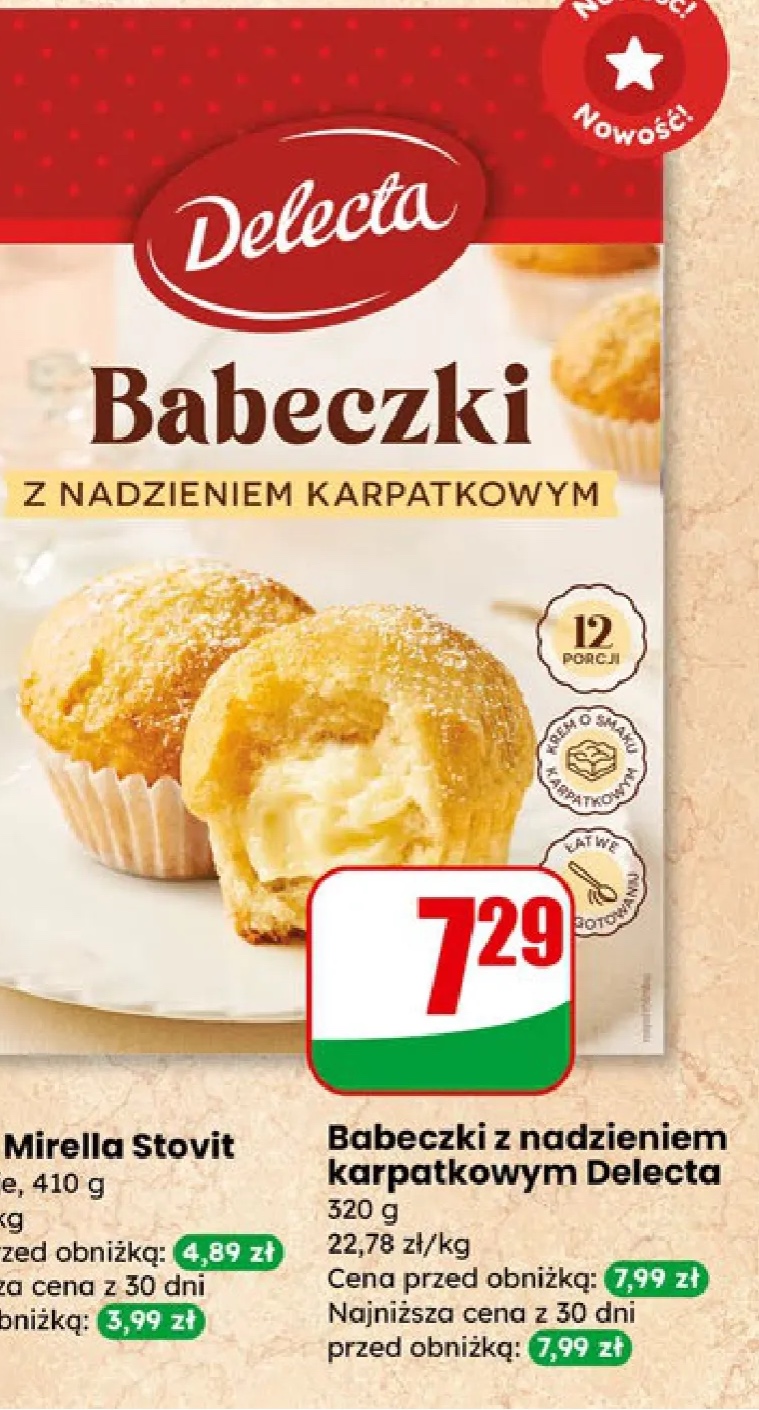 babeczki z nadzieniem karpatkowym