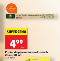 papier do pieczenia w arkuszach