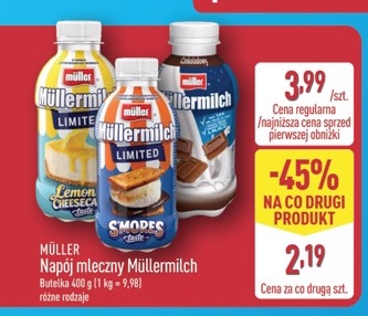napój mleczny