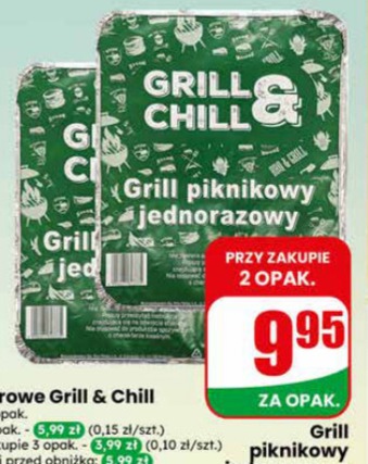 grill piknikowy jednorazowy
