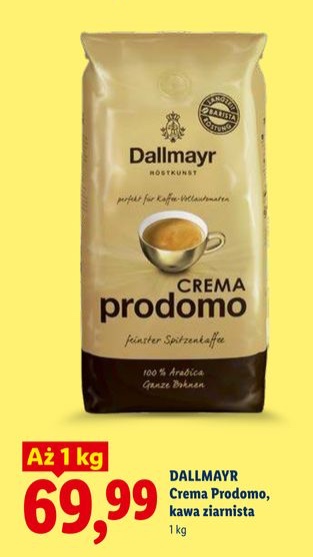 kawa ziarnista Crema Prodomo