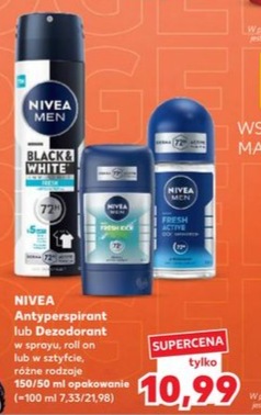 antyperspirant lub dezodorant męski