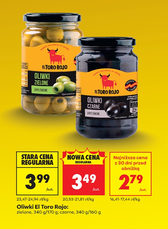 oliwki zielone drylowane