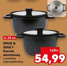 garnek aluminiowy z powłoką nieprzywieralną