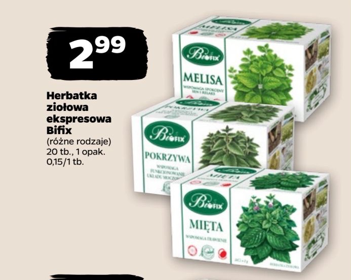 herbatka ziołowa ekspresowa