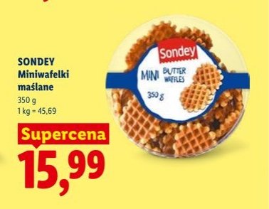 wafle mini maślane