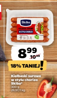 kiełbaski surowe w stylu chorizo