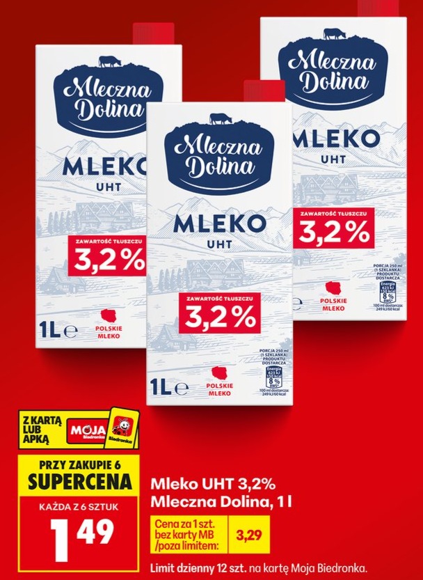 mleko UHT 3,2%