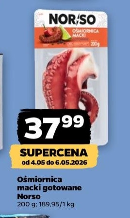 ośmiornica macki gotowane
