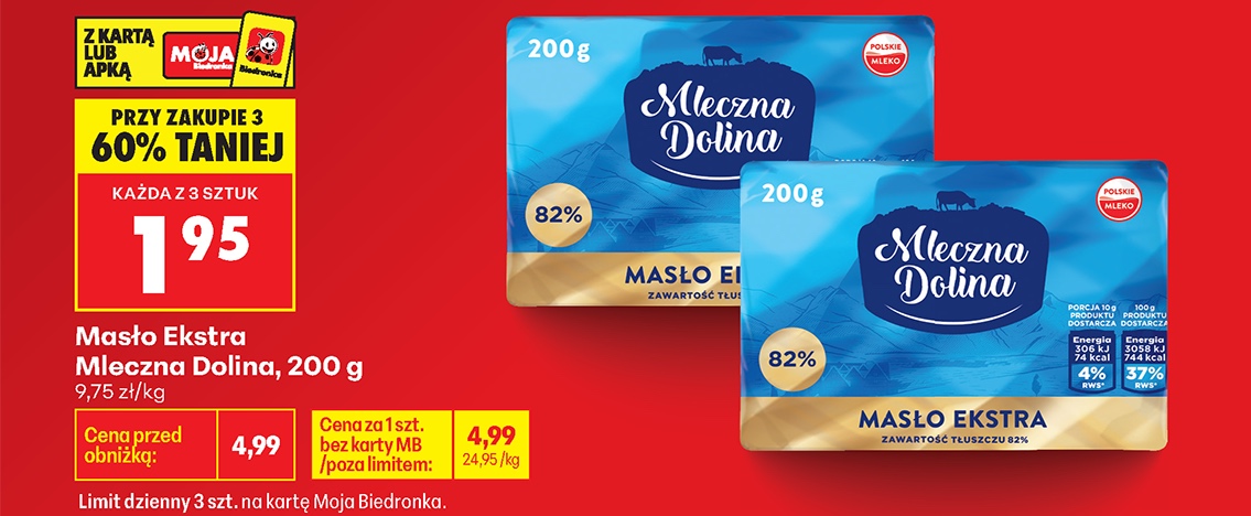 masło ekstra 82%