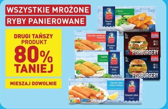 Wszystkie mrożone ryby panierowane