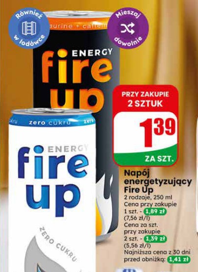 napój energetyzujący fire up