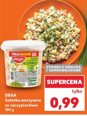 sałatka warzywna ze szczypiorkiem