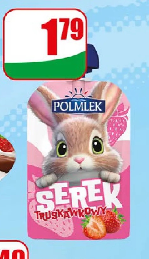 serek truskawkowy w saszetce