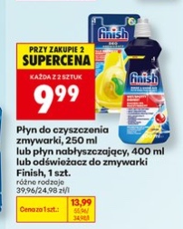 płyn do czyszczenia zmywarki lub płyn nabłyszczający lub odświeżacz do zmywarki