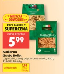 makaron tagliatelle lub pappardelle a nido