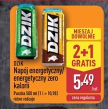napój energetyczny zero kalorii