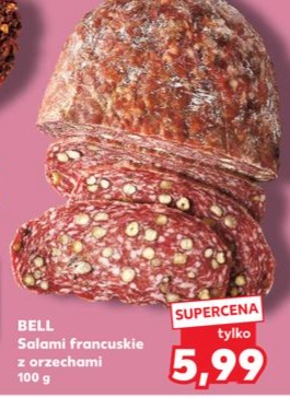 salami francuskie z orzechami