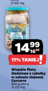 wiejskie filety śledziowe z cebulką w zalewie olejowej