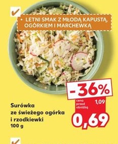 surówka ze świeżego ogórka i rzodkiewki