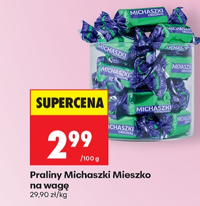 praliny nadziewane Michałszki na wagę