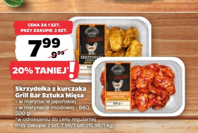 skrzydełka z kurczaka w marynacie miodowej-bbq