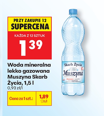 woda mineralna lekko gazowana