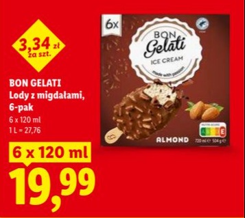 lody z migdałami