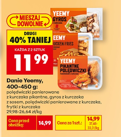 danie gyros, chicken fries z polędwiczkami, gyros z kurczaka z surówką, polędwiczki panierowane z kurczaka