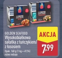wysokojakościowa sałatka z tuńczykiem i z łososiem